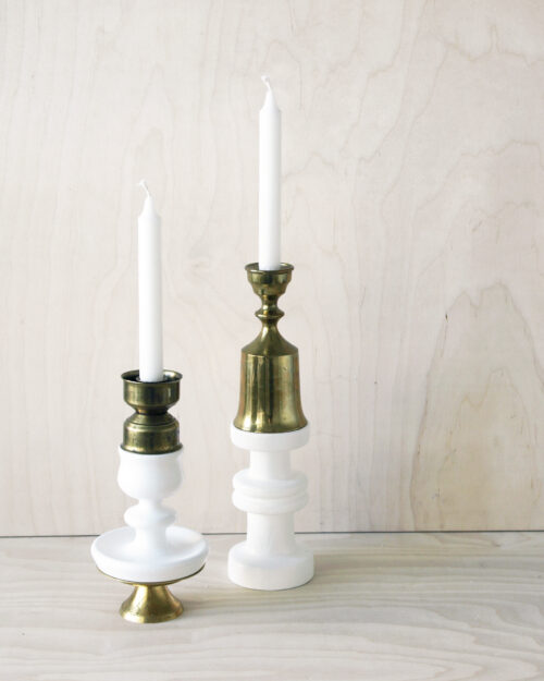 Küünlajalad “Gold & White” seeriast “Häppiness”