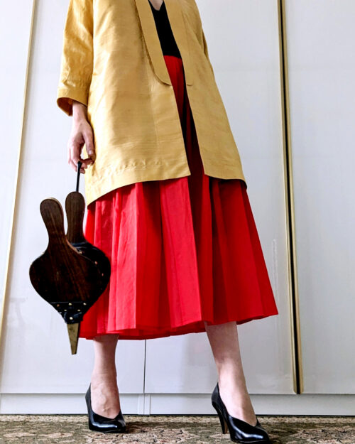 Siidist kimono chic "Sun I"
